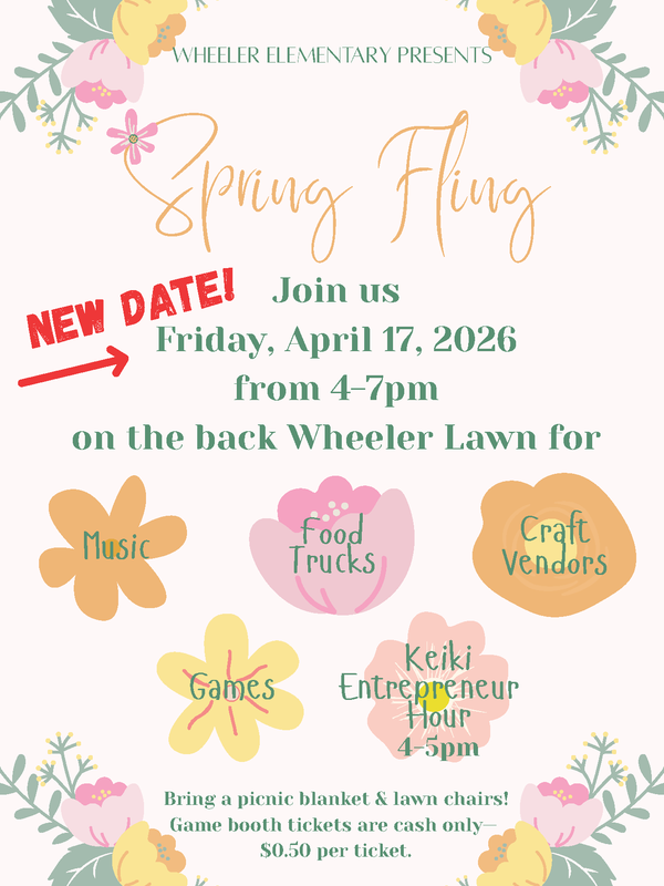UPdated date for Spring Fling