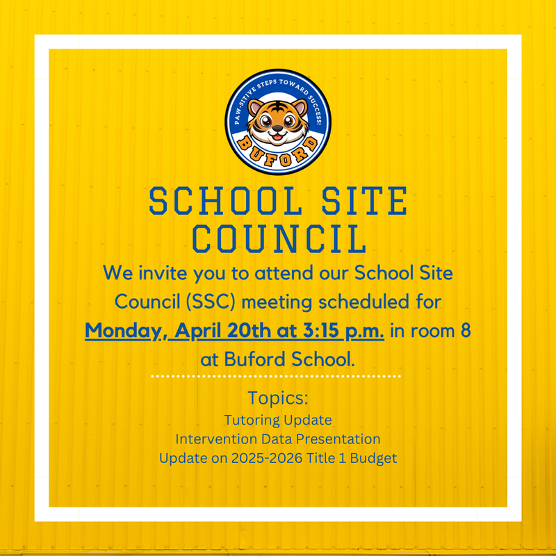 School Site Council Meeting