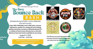 bounce back bash flyer