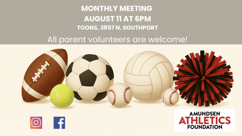 The next Amundsen Athletics Foundation meeting is Monday, August 11th! Featured Photo