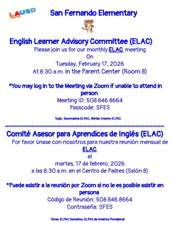 elac meeting