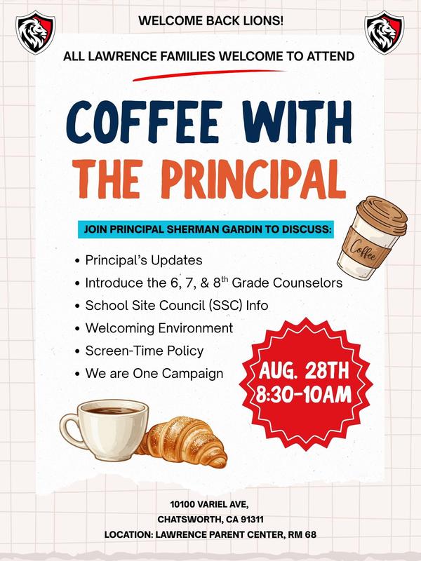 Coffee With The Principal