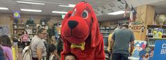 Clifford the Big Red Dog visited for Family Night