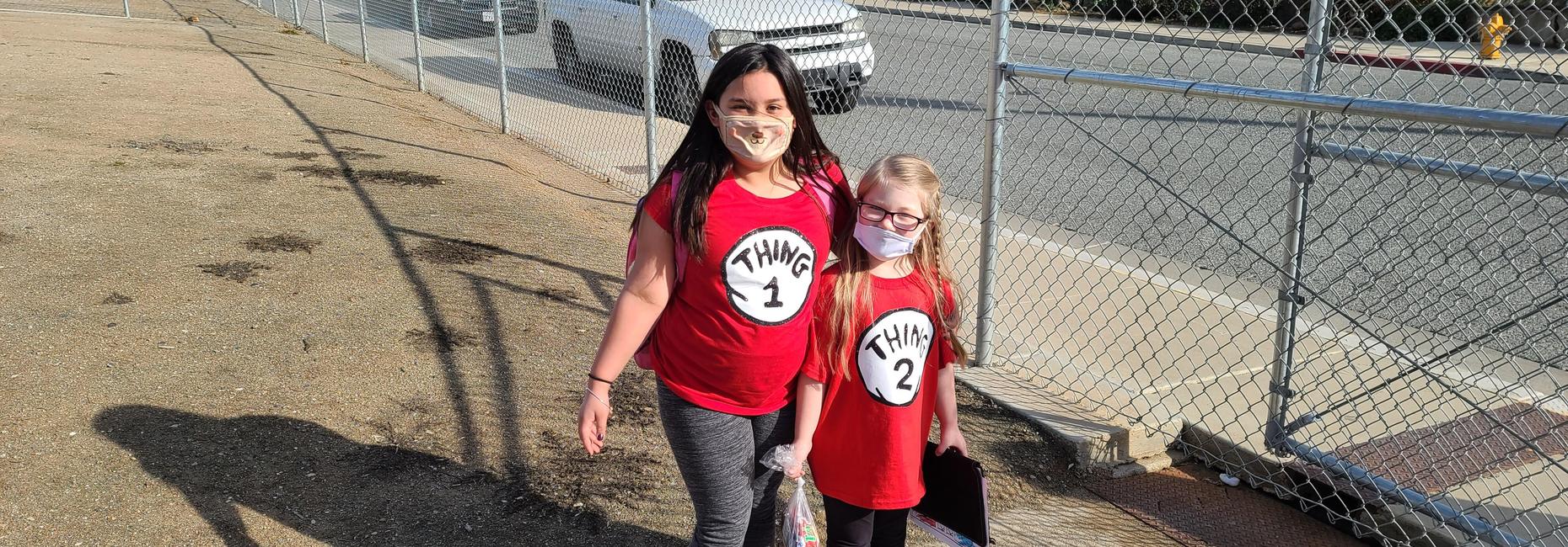 HAPPY BIRTHDAY DR. SEUSS- Thing 1 and Thing 2