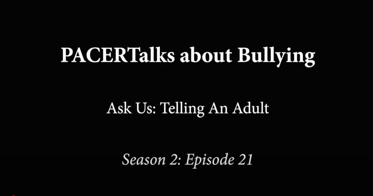  PACERTalks About Bullying Season 2 : Episode 21