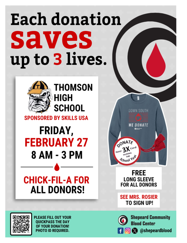 Blood Drive Feb. 27