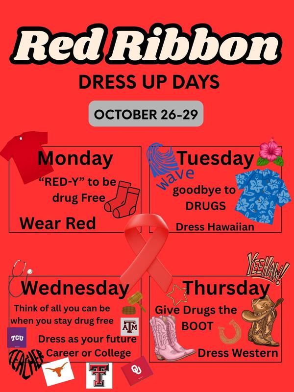 Red Ribbon Week 10/26 - 10/29 Featured Photo