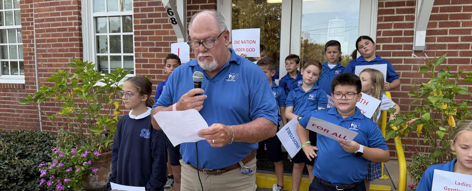 Mr. John Soldani - "Respecting the Flag"
