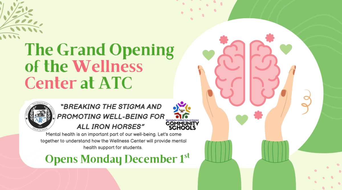 wellness center grand opening flyer 