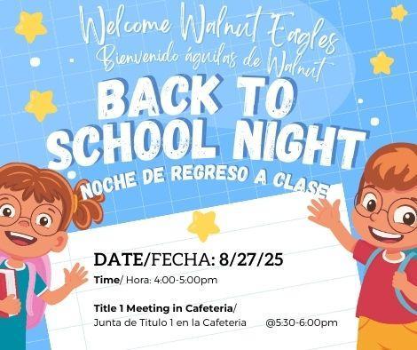 Back to School night