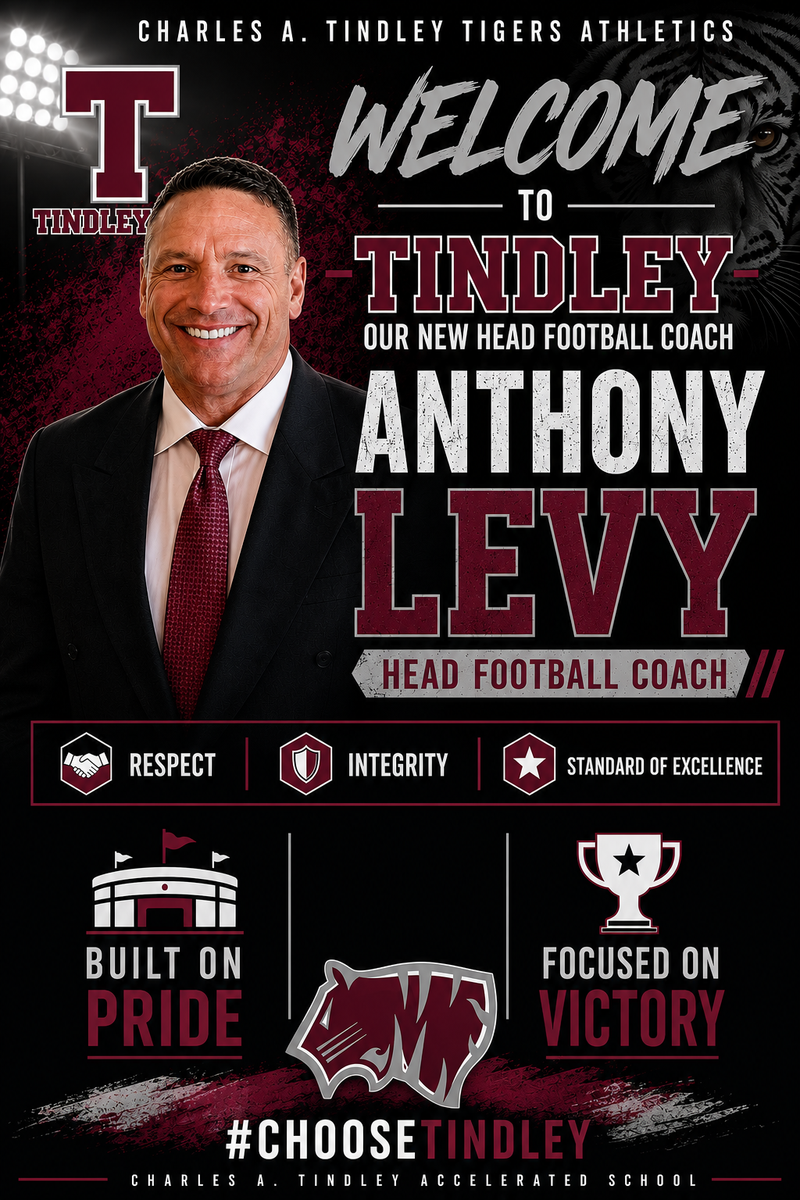 Coach Anthony Levy to the Tindley