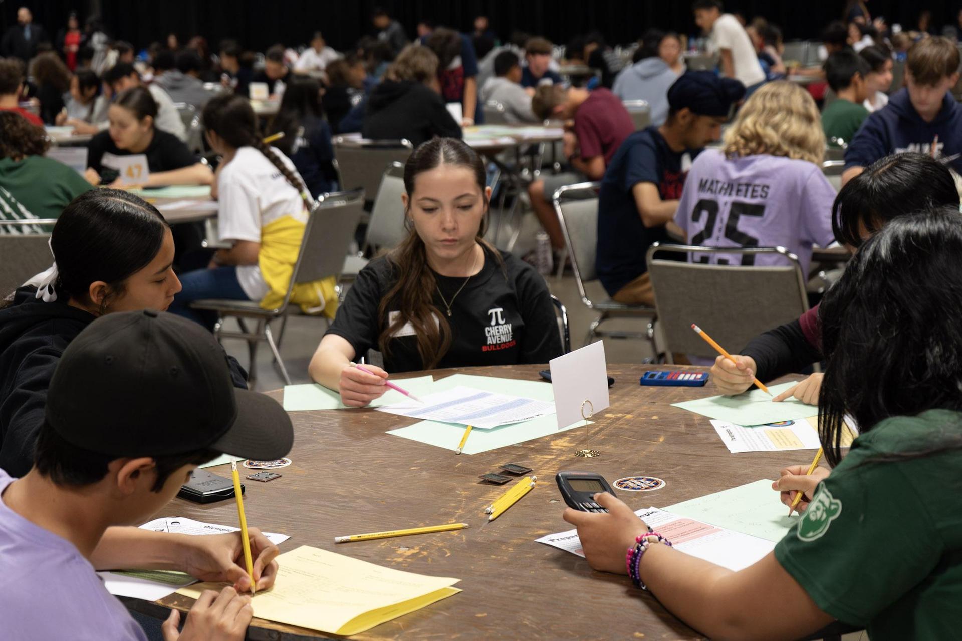 TCSD Students at the TCOE Knowledge Bowl.