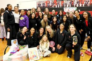 Canyon High School basketball team at Cougar Christmas 2025