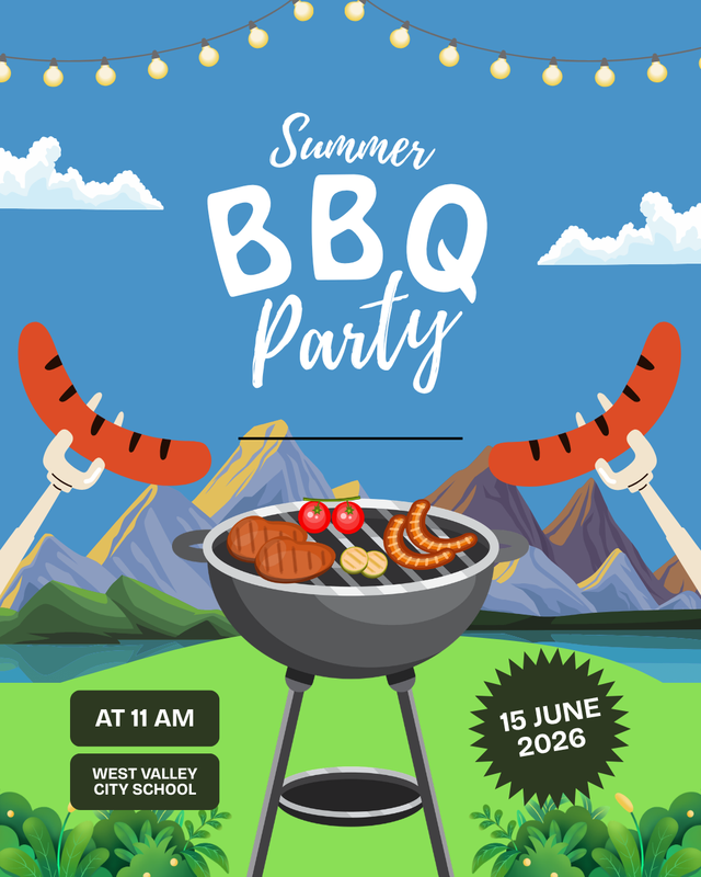 Family BBQ Monday, June 15 at 11:00 am.