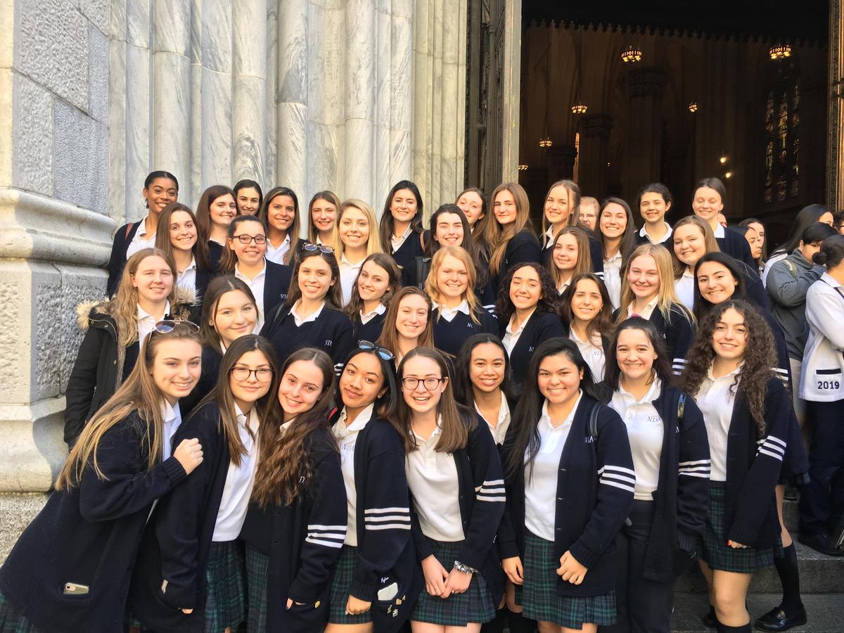 Seniors Go To St Patrick s Cathedral Notre Dame Academy