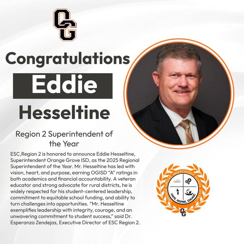 Congratulations Mr. Hesseltine!