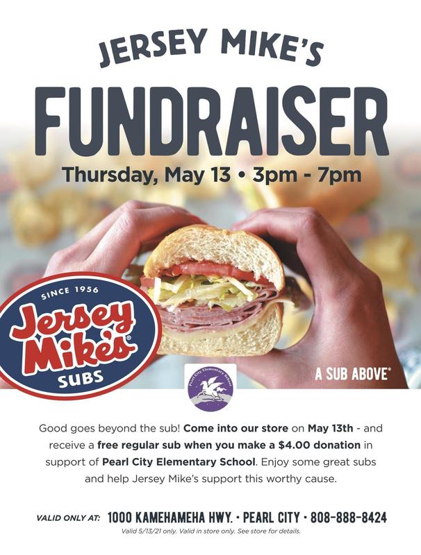 Jersey Mike's Fundraiser Flyer