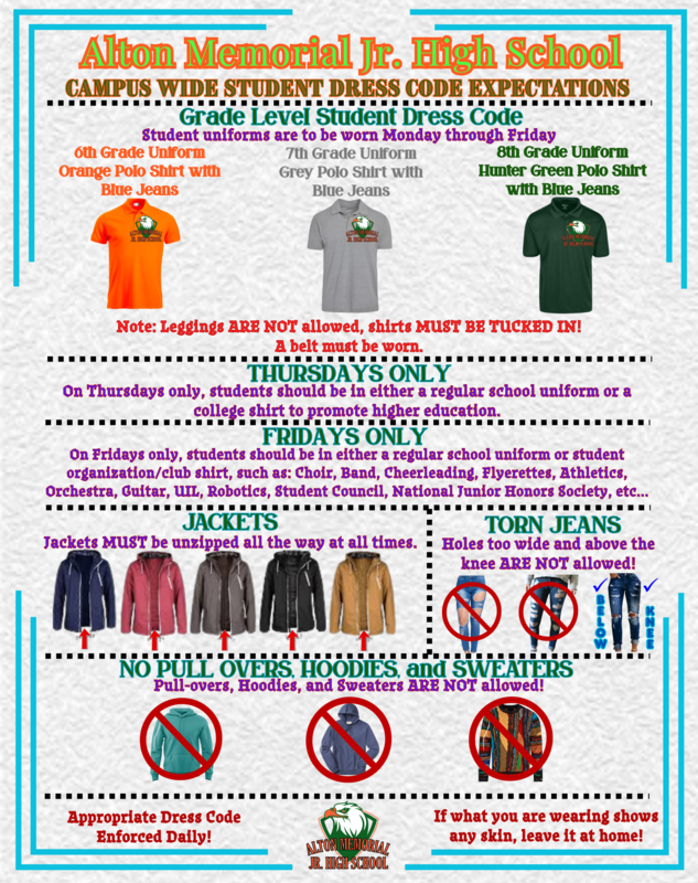 AMJH-Student Dress Code
