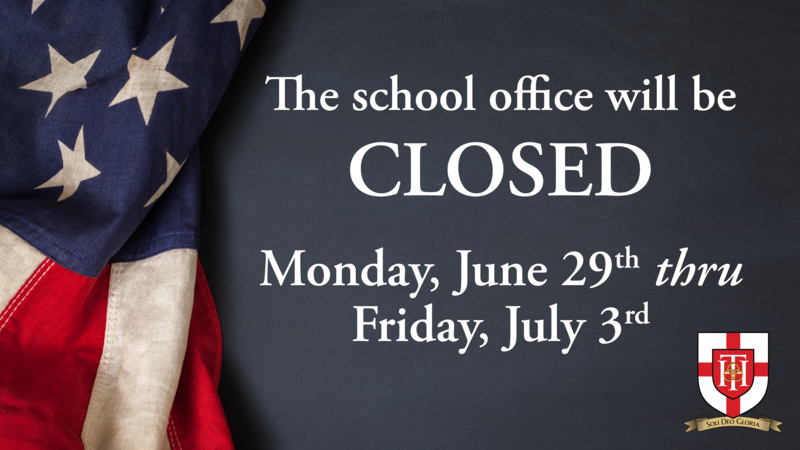 July 4th closing sign