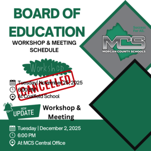Board of Education workshop date change