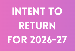 Intent to Return for 26-27