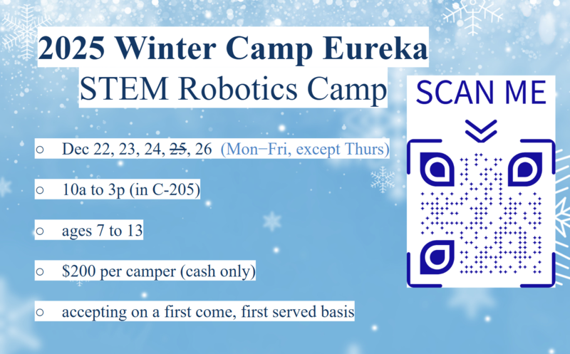 2025 Winter Camp Eureka STEM Robotics Camp Featured Photo