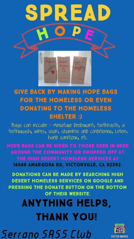 Spread Hope - Donate Hope Bags to the Homeless Featured Photo