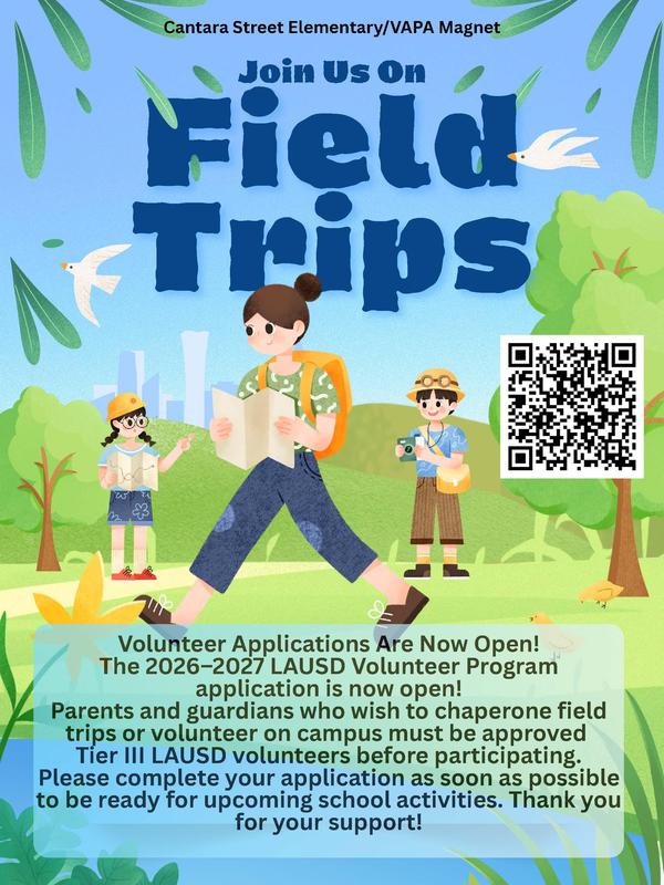 Field Trip-Volunteer Flyer