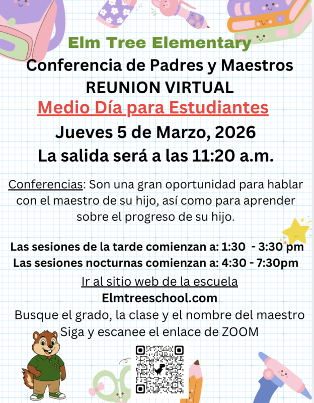 Spanish Flyer parent teacher conference