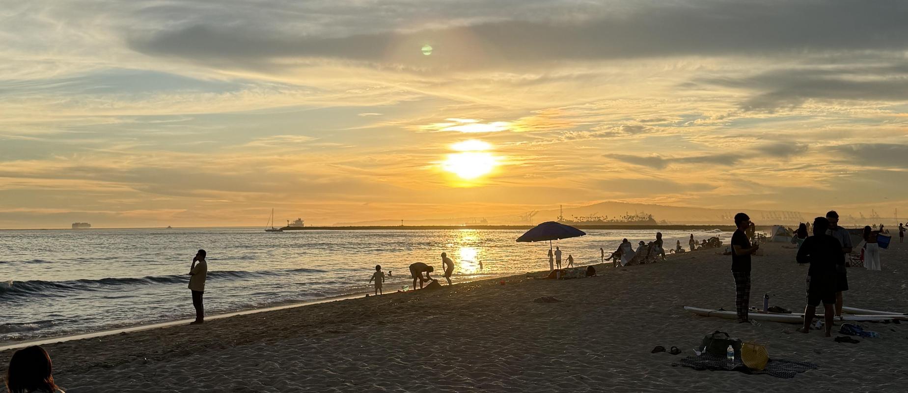 Senior Sunset at Seal Beach