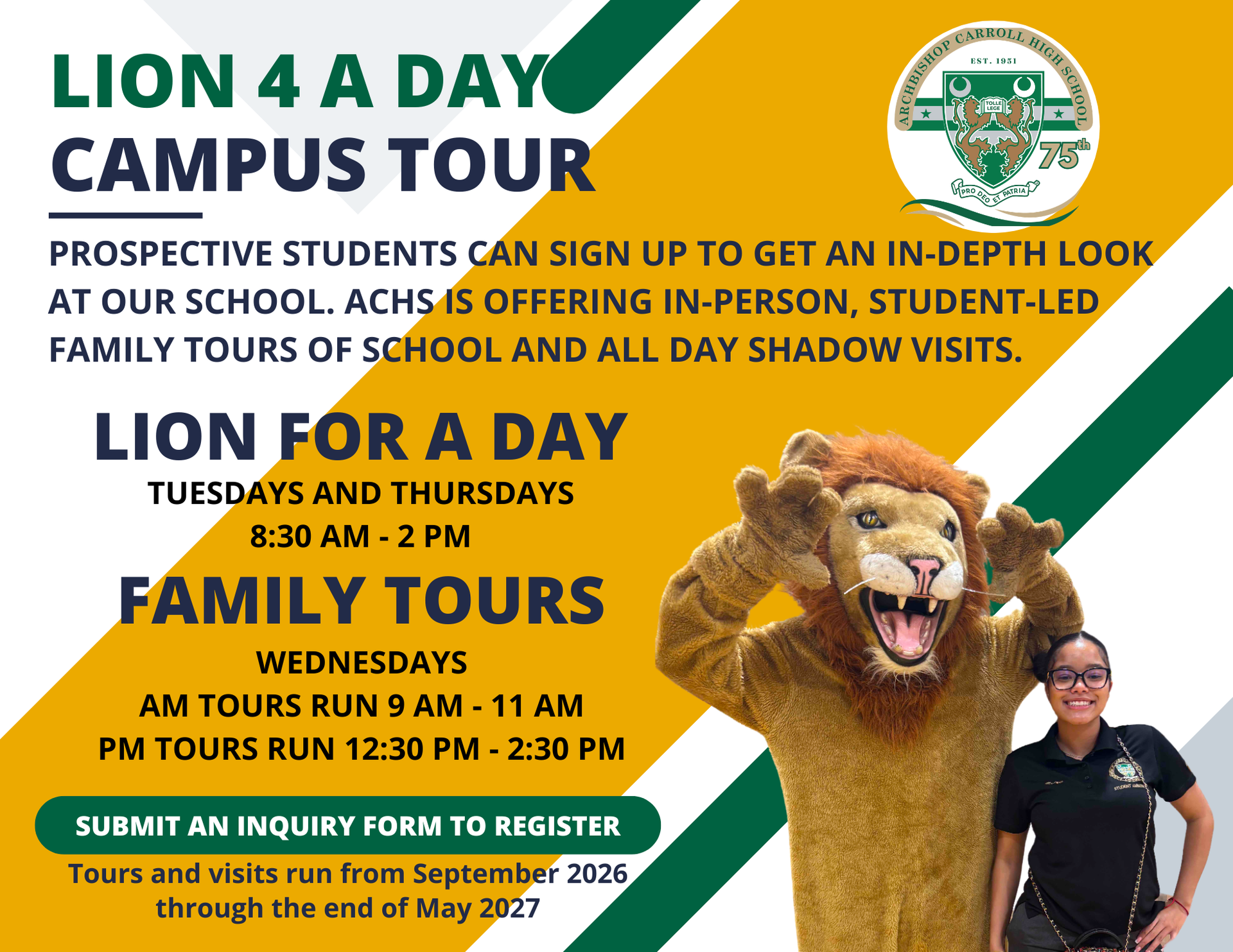 Lion 4 a Day Flyer