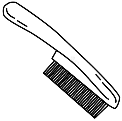 lice comb icon