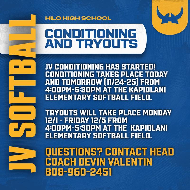 JV Softball Conditioning and Tryouts Featured Photo