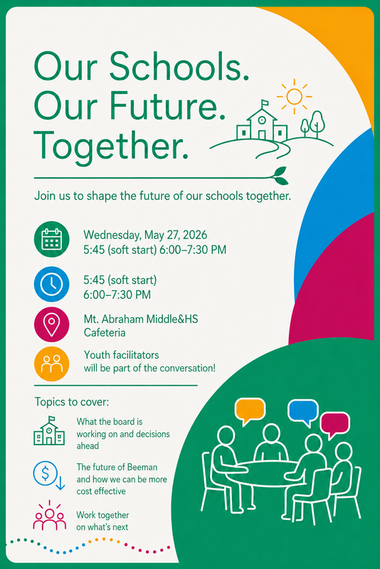 community event flier