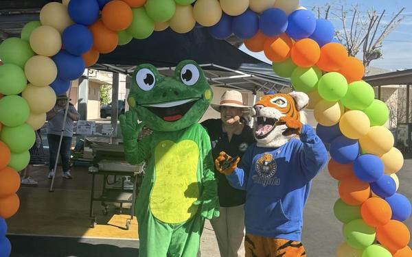 leap and bengal mascots