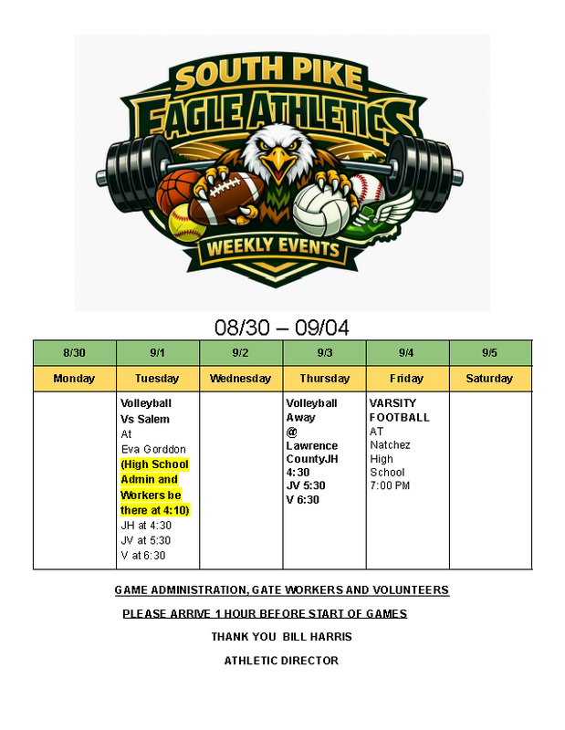 spsd sphs athletics sept 2026