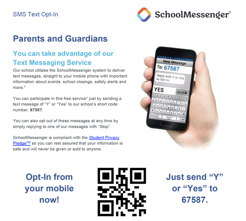 flyer with information