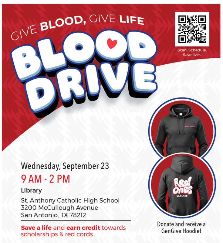 blood drive flyer