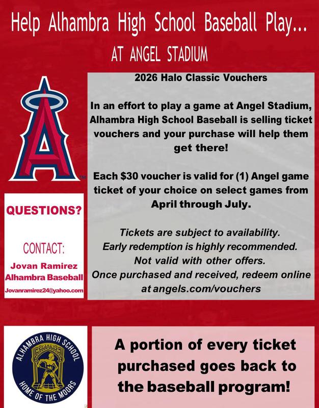 Flyer with baseball voucher info