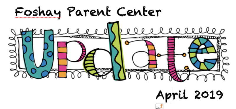 Foshay Parent Center April 2019 Calendar of Events Featured Photo