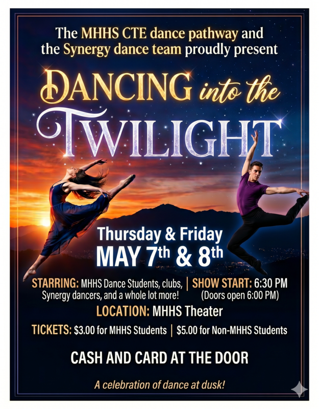 Join us for "Dancing into the Twilight." Featured Photo