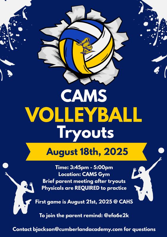 CAMS Volleyball Tryouts Featured Photo