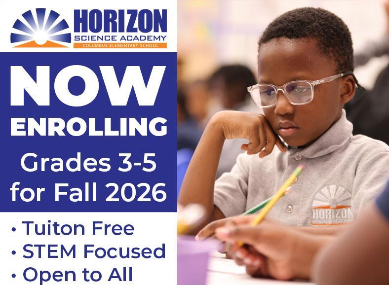 Horizon Science Academy Columbus Elementary is now enrolling for Fall 2026