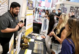 college recruiter at CCM Fair 2024