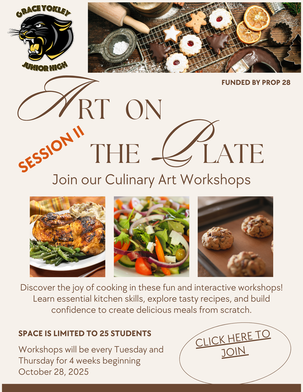 Culinary Arts Session 2