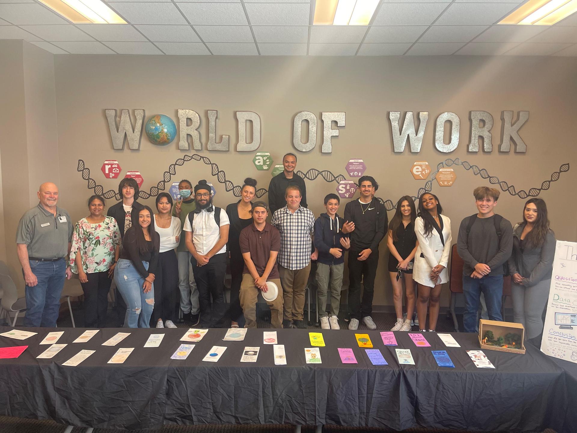 Students standing in the EPIC program