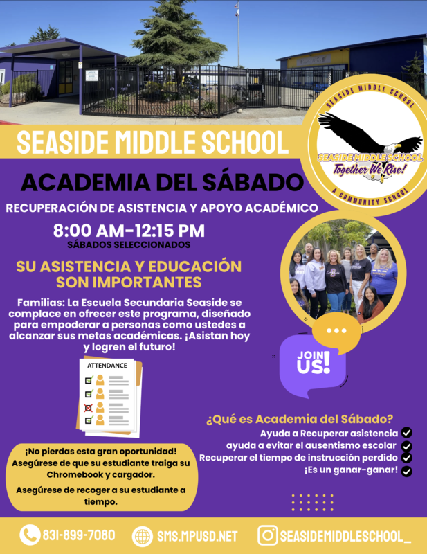 Saturday Academy Flyer