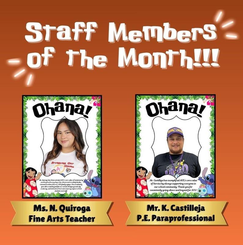 Staff Members of the Month Featured Photo
