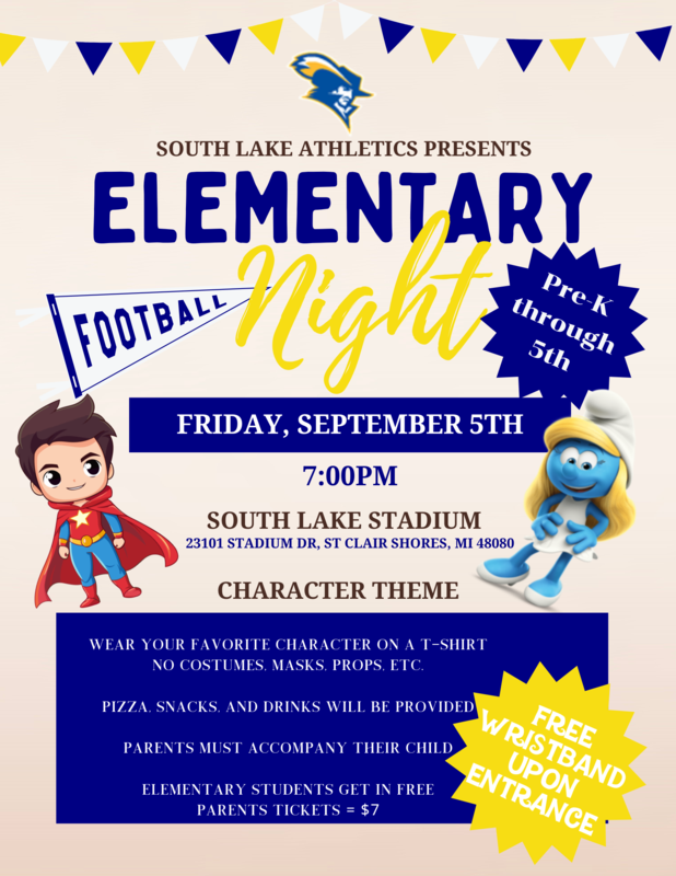 South Lake Athletics Presents Elementary Night Featured Photo