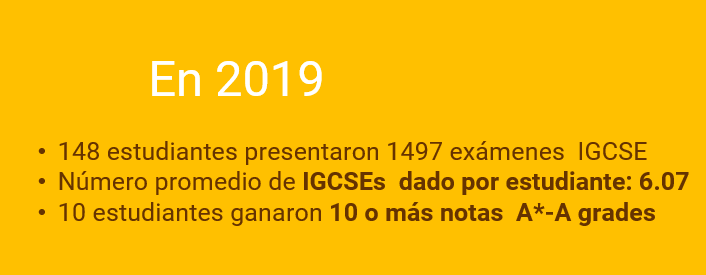 Resultados IGCSE 2019